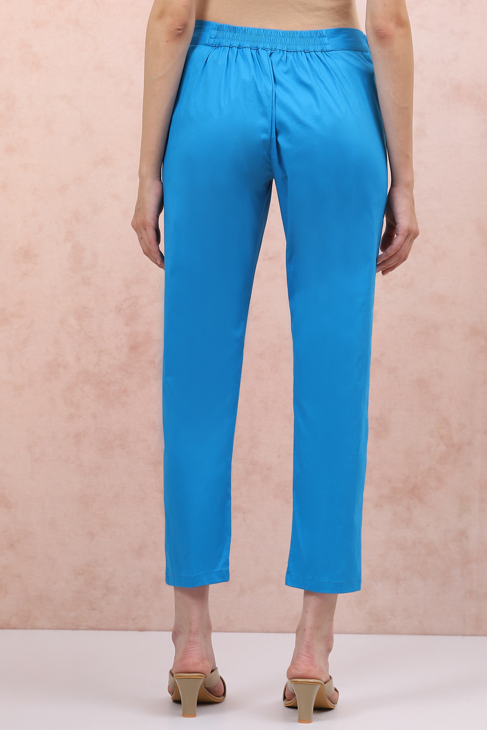 Light Pink Cotton Fusion Pants image number 1