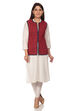 Indigo Straight Cotton Jacket image number 4