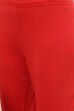 Red Cotton Leggings image number 2