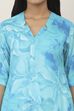 Blue Rayon Straight Kurtas image number 1