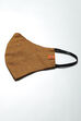 Mustard Viscose Face Mask image number 2