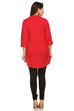 Red Cotton SolidIndie Top image number 3
