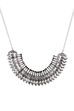 Silver Metal Brass Necklace image number 2