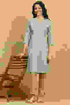 Green Printed Straight Kurta image number 0