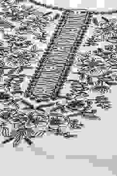 White Rayon Straight Suit Set image number 1