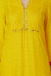 Yellow Straight Viscose Kurta image number 1