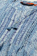 Pastel Blue Cambric Staight Kurta image number 1