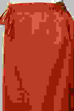 Rust Polyester Straight Printed Kurta Palazzo Suit Set image number 2