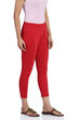 Red Cotton Leggings image number 2