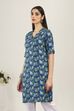 Blue Rayon Straight Kurtas image number 2