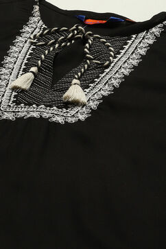 Black Rayon Indie Top image number 1