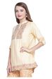 Beige A-Line Viscose Indie Top image number 2