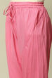 Pink Polyester Kalidar Printed Kurta Legging Suit Set image number 2