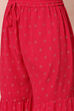 Pink Georgette Sharara Suit Set image number 1