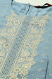 Pink Polyester Straight Printed Kurta image number 1