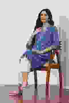 Blue Rayon Straight Kurtas image number 0