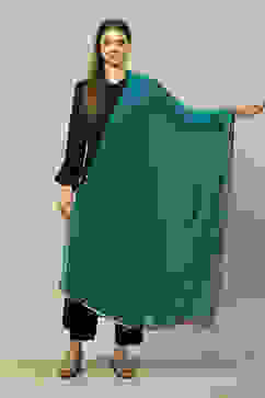 Green Polyester Printed Dupatta image number 0