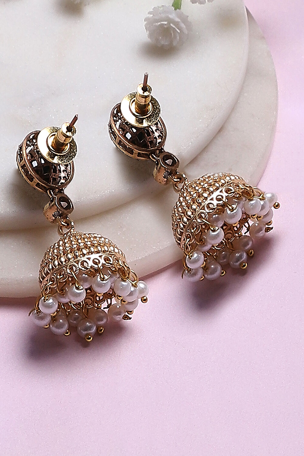 Green Alloy Jhumka image number 2