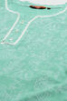 Green LIVA Woven Straight Kurta Suit Set image number 1