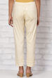 White Poly Cotton Slim Pant image number 4