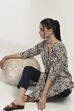 Blue Cotton Straight Kurta image number 7