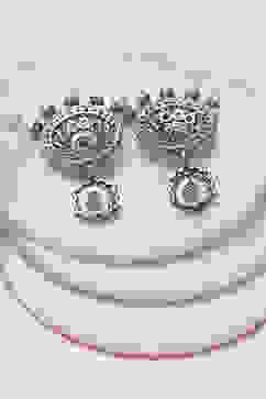 Pink Alloy Drop & Danglers image number 2