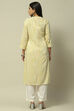 White Rayon Staight Kurta image number 3