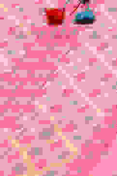 Pink LIVA Straight Printed Kurta image number 1