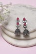 Red Brass Jhumka image number 0