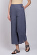 Navy Blue Cotton Palazzo image number 0
