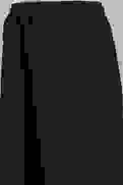 Black Polyester Yarndyed Straight Suit Set image number 2