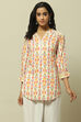 Off White Rayon Straight Kurta image number 5