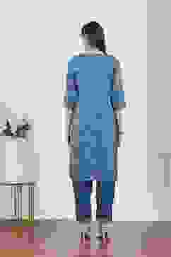 Green Cotton Straight Suit Sets image number 4