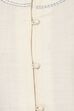 Off White Straight Cotton Kurta image number 1