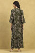 Green Viscose Blend Printed Straight Kurta Palazzo Set image number 4