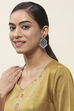 Yellow-Black Oxidize Alloy Danglers image number 3