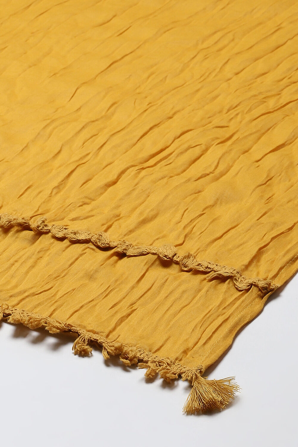 Peach Cotton Solid Dupatta image number 1