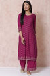 Wine LIVA Palazzo Pants image number 4