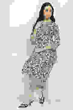 Black Viscose Straight SET image number 0