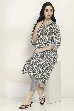Black Viscose Straight SET image number 0