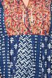 Indigo Kalidar Cotton Kurta image number 3