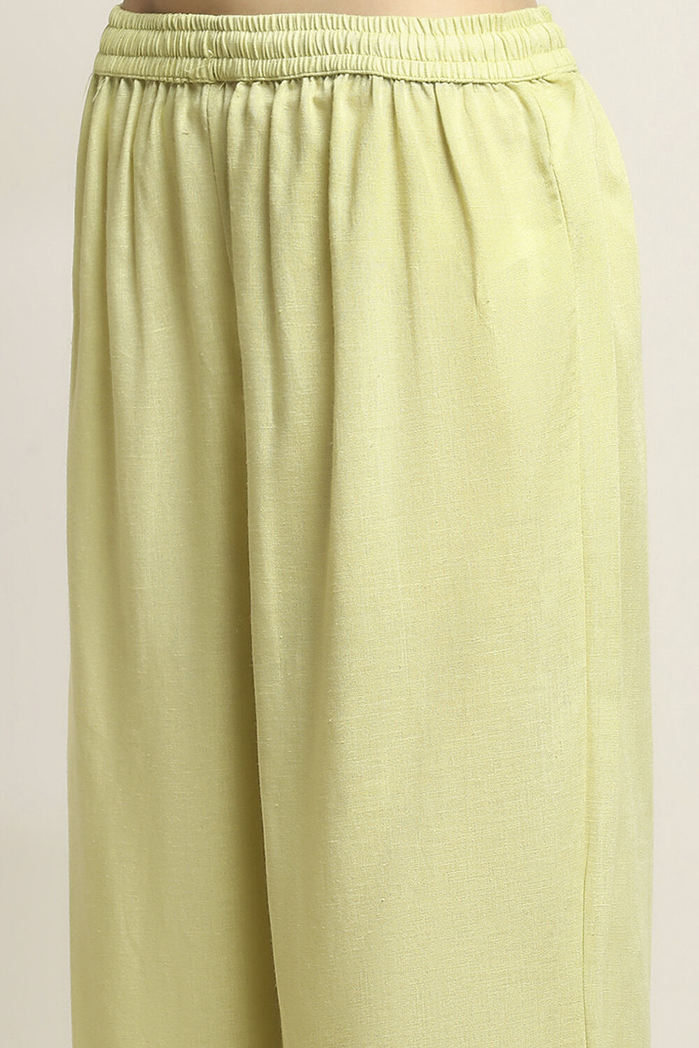 Mint Green Solid Straight Kurta Set image number 2