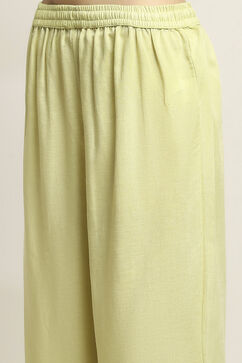 Mint Green Viscose Blend Straight SET image number 2