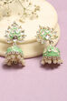 Mint Green Brass Earrings image number 0