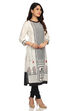Ecru Straight Cotton Kurta image number 2