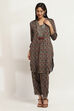 Navy Viscose Straight SET image number 0