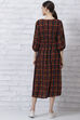 Black LIVA Straight Dress image number 4