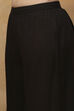 Blue Printed Viscose Blend A-Line Co-ord Set image number 2