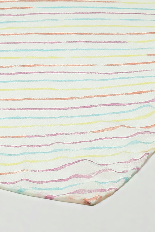 Multicolor Cotton Blend Woven Dupatta image number 1