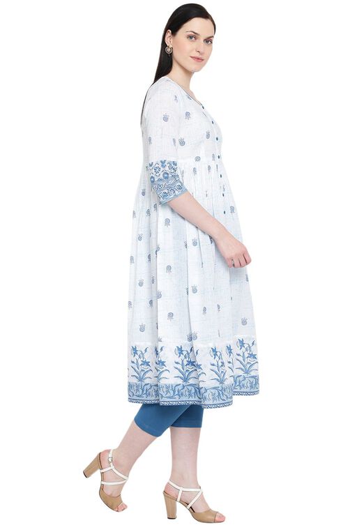 White Cambric Kurta image number 3